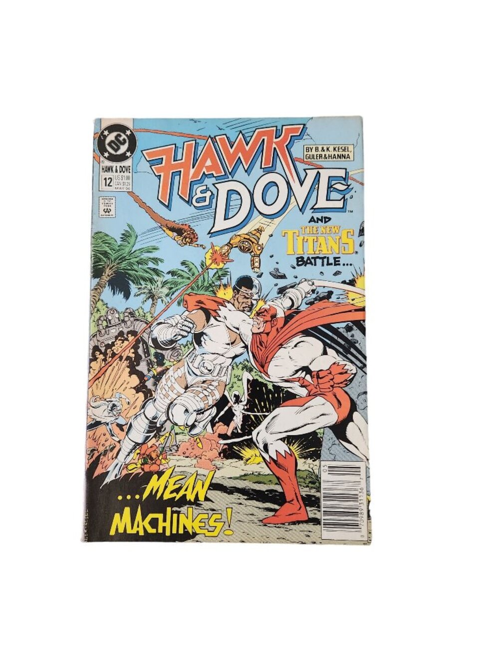 DC Comics Hawk & Dove #12 1990 Comic Book Collector Bagged Boarded